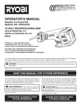 Ryobi P511 Manual de usuario