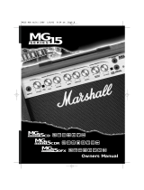 Marshall Amplification MG15 - AUTRE Manual de usuario