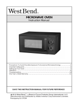 West Bend MM720CUK-PM Manual de usuario