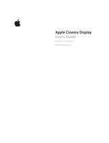 Apple Cinema Display El manual del propietario