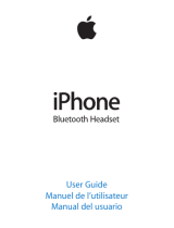 Apple iPhone Bluetooth Headset Manual de usuario