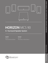 Boston Horizon MCS 90 El manual del propietario
