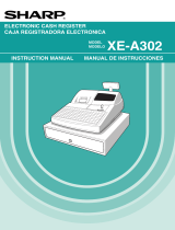 Sharp XE A302 - Cash Register Manual de usuario