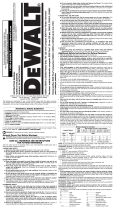 DeWalt N027959 Manual de usuario