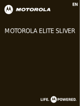 Motorola ELITE SLIVER HZ750 Manual de usuario