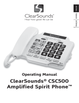 ClearSounds CSC500 Manual de usuario