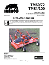 RHINO TM 84 Manual de usuario
