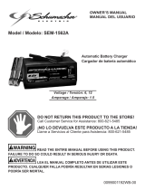 Schumacher Electric SE-1562A Manual de usuario