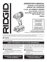 RIDGID R86034K Manual de usuario