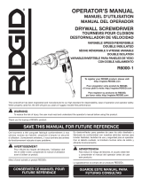 RIDGID R6000-1 Manual de usuario