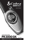 Cobra microTALK PR3000DX Manual de usuario