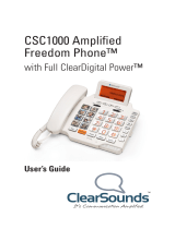 ClearSounds CSC1000 Guía del usuario