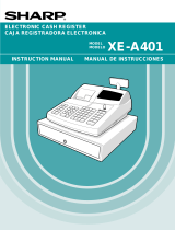 Sharp XE-A401 Manual de usuario
