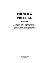 DFI NB78-BL Manual de usuario
