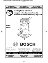 Bosch Power Tools PR10E Manual de usuario