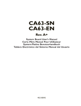 DFI CA63-SN Manual de usuario
