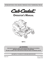 Cub Cadet RZT S46 Manual de usuario