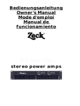 Zeck-audio PT 7 El manual del propietario