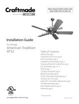 Craftmade AT52 Guía de instalación