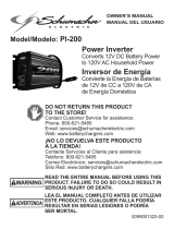 Schumacher PI-200 Manual de usuario
