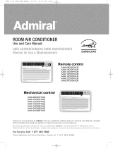 Admiral AAW-08CM1FHUE El manual del propietario