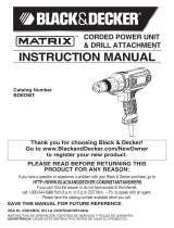 BLACK+DECKER BDEDMT Manual de usuario