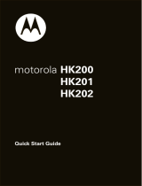 Motorola HK200 HK201 HK202 Guía de inicio rápido