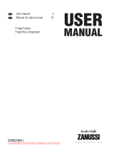 Zanussi ZRB835NW1 Manual de usuario