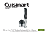 Cuisinart CSB-78 - Cordless Rechargeable Hand Blender Manual de usuario