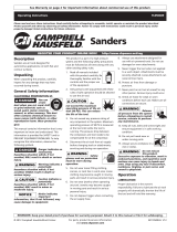 Cmpbell Hausfeld Sanders Instrucciones de operación