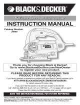 Black and Decker JS660 Manual de usuario