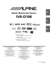 Alpine IVA-D106 El manual del propietario