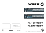 Work Pro Pa 190 USB Manual de usuario