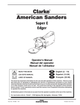 Clarke Super E Edger Manual de usuario