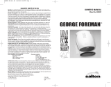 George Foreman GR26SP Manual de usuario