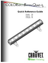 Chauvet Professional COLORado Batten Quad-9 IP Guia de referencia