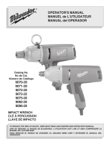 Milwaukee Impact Wrench Manual de usuario