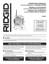 RIDGID R84081 Manual de usuario