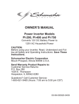Schumacher PI-750 El manual del propietario