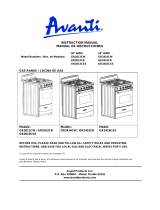 Avanti GR2012CB El manual del propietario