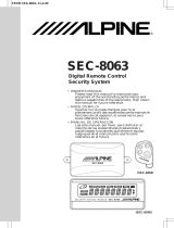 Alpine SEC-8063 Manual de usuario