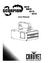 Chauvet Scorpion GBC Manual de usuario