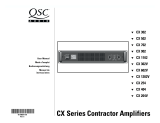 QSC CX302, CX502, CX702, CX902, CX1102, CX254, CX404, CX204V, CX302V, CX602V, CX1202V Manual de usuario