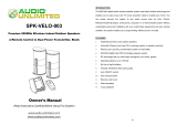 Audio Unlimited SPK-VELO-P El manual del propietario