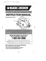 Black & Decker CS1012 Manual de usuario