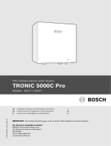 Bosch TRONIC 5000C Pro Guía de instalación