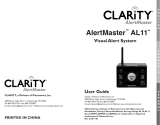Clarity AlertMaster AL11 Manual de usuario