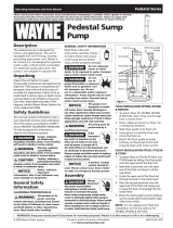 Wayne Pedestal Series Manual de usuario