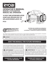 Ryobi P731 Guía del usuario