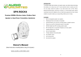 Audio Unlimited SPK-ROCK4 El manual del propietario